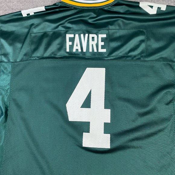 Brett Favre Football Jersey Reebok Equipment Green Bay Packers Men's 2XL - Picture 2 of 16